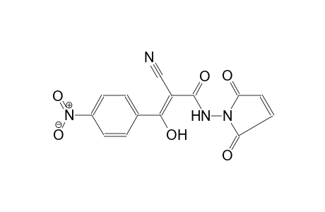 2-propenamide, 2-cyano-N-(2,5-dihydro-2,5-dioxo-1H-pyrrol-1-yl)-3-hydroxy-3-(4-nitrophenyl)-, (2Z)-
