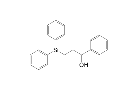 3-(Methyldiphenylsilyl)-1-phenylpropan-1-ol