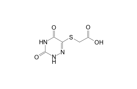 (3,5-dioxo-2,3,4,5-tetrahydro-[1,2,4]triazin-6-ylsulfanyl)-acetic acid