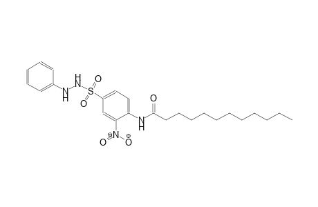 N-{2-nitro-4-[(2-phenylhydrazino)sulfonyl]phenyl}dodecanamide