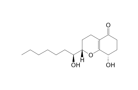 (2S,8S)-8-hydroxy-2-[(1S)-1-hydroxyheptyl]-2,3,4,6,7,8-hexahydro-1-benzopyran-5-one