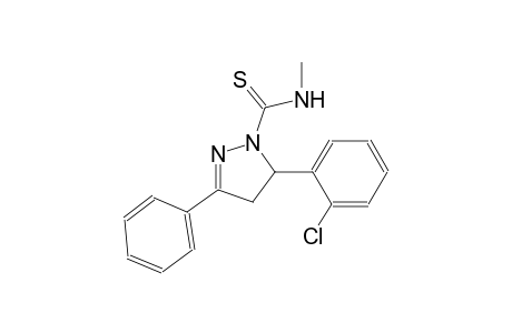 5-(2-chlorophenyl)-N-methyl-3-phenyl-4,5-dihydro-1H-pyrazole-1-carbothioamide