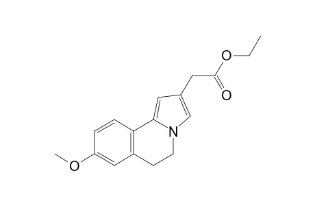 2-(8-Methoxy-5,6-dihydropyrrolo[2,1-a]isoquinolin-2-yl)acetic acid ethyl ester