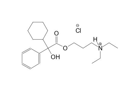 1-propanaminium, 3-[(cyclohexylhydroxyphenylacetyl)oxy]-N,N-diethyl-, chloride