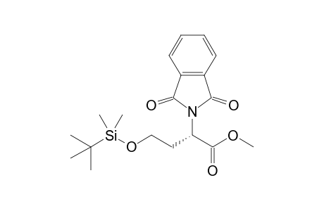 Methyl (2S)-4-{[tert-Butyl(dimethyl)silyl]oxy}-2-(1,3-dioxo-1,3-dihydro-2H-isoindole-2-yl)butanoate