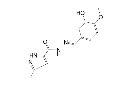 1H-pyrazole-5-carboxylic acid, 3-methyl-, 2-[(E)-(3-hydroxy-4-methoxyphenyl)methylidene]hydrazide