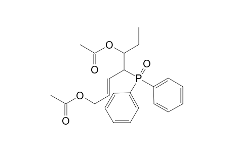 (4RS,5SR)-(4RS,5RS)-(E)-4-Diphenylphosphinoylhept-2-ene-1,5-diyl diacetate