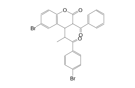 3-benzoyl-6-bromo-4-[2-(4-bromophenyl)-1-methyl-2-oxoethyl]-2-chromanone
