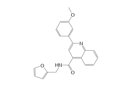 N-(2-furylmethyl)-2-(3-methoxyphenyl)-4-quinolinecarboxamide