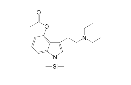 4-Acetoxy-N,N-diethyltryptamine TMS