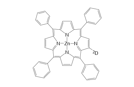 (5,10,15,20-tetraphenyl[2-(2)H1]prophyrinato)zinx(II)