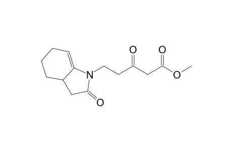 3-keto-5-(2-keto-3a,4,5,6-tetrahydro-3H-indol-1-yl)valeric acid methyl ester