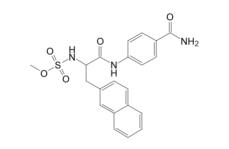 Methyl N-[2'-[[4"-(aminocarbonyl)phenyl]amino]-1'-(naphthalen-2"'-ylmethyl)-2'-oxoethyl]sulfamate