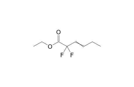 ethyl 2,2-difluorohex-3-enoate