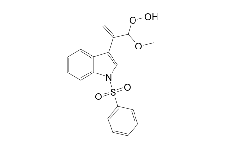 1-(Phenylsulfonyl)-3-[-methoxy-2-peroxo-1-methylene)ethyl]indole