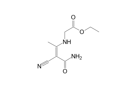 ethyl {[(1Z)-3-amino-2-cyano-1-methyl-3-oxo-1-propenyl]amino}acetate