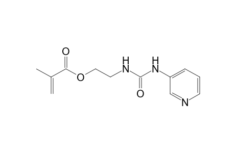 2-Propenoic acid, 2-methyl-, 2-[[(3-pyridinylamino)carbonyl]amino]ethyl ester