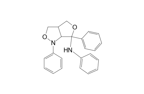 1H,3H-Furo[3,4-c]isoxazol-6-amine, tetrahydro-N,1,6-triphenyl-