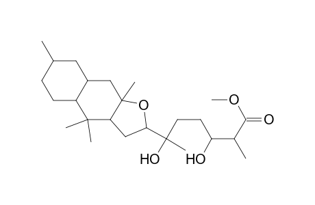 Methyl 3,6-Dihydroxy-6-(3,8,8,12-tetramethyl-4-oxatricyclo[7.4.0.0(3,7)]tridecane-5-yl)-2-methylheptanoate