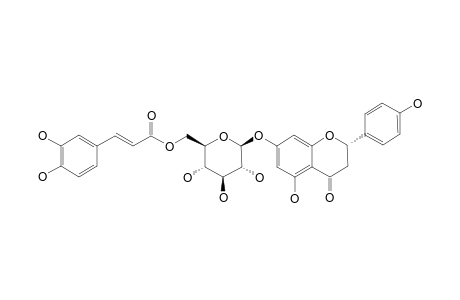 GNAPHAFFINE-B;NARINGENIN-7-O-BETA-D-(6''-(E)-CAFFEOYL)-GLUCOPYRANOSIDE
