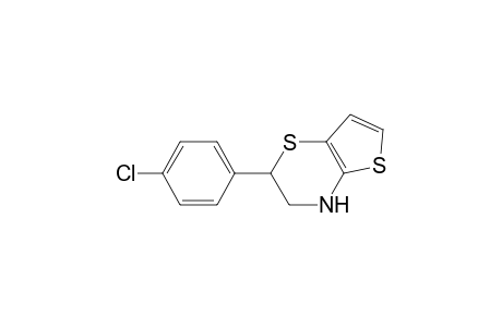 2-(4-Chlorophenyl)-3,4-dihydro-2H-thieno[3,2-b][1,4]thiazine