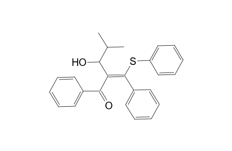 (E)-3-Hydroxy-4-methyl-1-phenyl-2-(phenylphenylthiomethylene)pentan-1-one