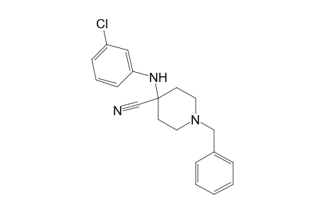 1-benzyl-4-(m-chloroanilino)isonipectonitrile