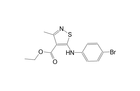 ethyl 5-(4-bromoanilino)-3-methyl-4-isothiazolecarboxylate