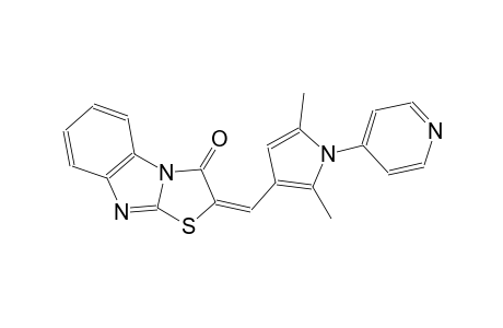 (2E)-2-{[2,5-dimethyl-1-(4-pyridinyl)-1H-pyrrol-3-yl]methylene}[1,3]thiazolo[3,2-a]benzimidazol-3(2H)-one