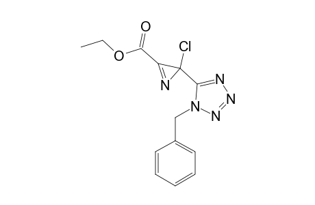 ETHYL-2-(1-BENZYL-1H-TETRAZOL-5-YL)-2-CHLORO-2H-AZIRINE-3-CARBOXYLATE