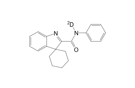 3-Spiro-cyclohexane-3H-indole-2-N-deutero-carboxanilide