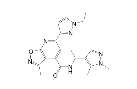 isoxazolo[5,4-b]pyridine-4-carboxamide, N-[1-(1,5-dimethyl-1H-pyrazol-4-yl)ethyl]-6-(1-ethyl-1H-pyrazol-3-yl)-3-methyl-