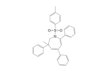 3-Methyl-3,5,7-triphenyl-1-tosyl-2,3-dihydro-1H-azepine