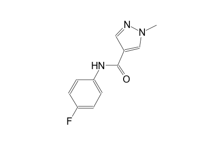 N-(4-fluorophenyl)-1-methyl-1H-pyrazole-4-carboxamide