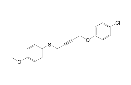 p-chlorophenyl 4-[(p-methoxyphenyl)thio]-2-butynyl ether