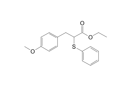 Ethyl 2-(phenylmercapto)-2-(p-methoxybenzyl)acetate