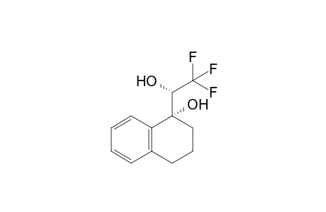 (1R*,1'S*)-1-(2,2,2-Trifluoro-1-hydroxyethyl)-1,2,3,4-tetrahydro-1-naphthol