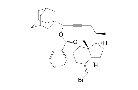 (5R)-(1RS)-1-{(Adamantan-1-yl)-5-[(1'R,3a'R,7a'R,E)-4'-(bromomethylene)-7a'-methyloctahydro-1H-inden-1'-yl]}hex-2-yn-1-yl Benzoate