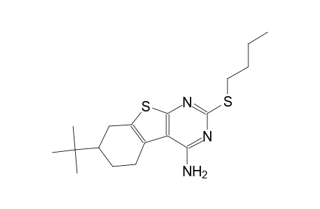 7-tert-butyl-2-(butylsulfanyl)-5,6,7,8-tetrahydro[1]benzothieno[2,3-d]pyrimidin-4-amine