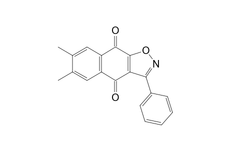 3-Phenyl-6,7-dimethylnaphtho[2,3-d]isoxazole-4,9-dione
