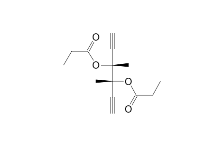 1,5-Hexadiyne-3,4-diol, 3,4-dimethyl-, dipropanoate, (R*,R*)-(.+-.)-