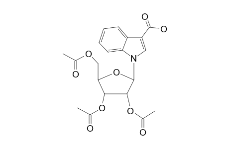 1-(2,3,5-tri-o-Acetyl.beta.D-ribofuranosyl) indol-3-carboxylic acid