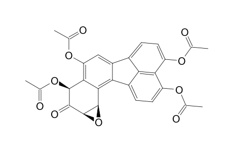 DALDINONE-B-TETRAACETATE;14,16-DIACETOXYNAPHTHYL-9,19:10,11-4,5-EPOXY-2,7-DIACETOXY-3-TETRALONE