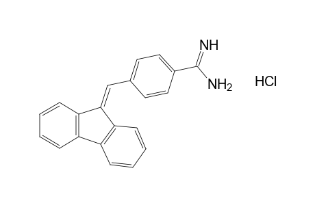 p-(fluorenylidenemethyl)benzamidine, hydrochloride