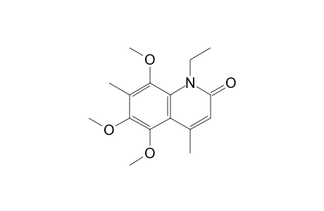 1-Ethyl-4,7-dimethyl-5,6,8-trimethoxy-2(1H)-quinolinone