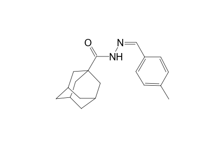 Adamantane-1-carbohydrazide, N2-(4-methylbenzylideno)-