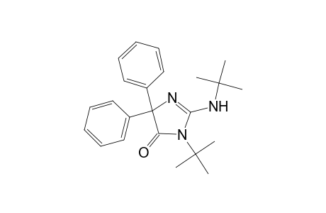 3-(t-Butyl)-2-(t-butylimino)-5,5-diphenyl-4-imidazolidinone