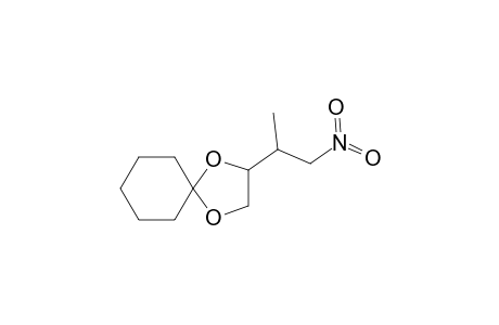 2-(1-Methyl-2-nitro-ethyl)-1,4-dioxa-spiro[4.5]decane