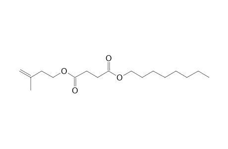 Succinic acid, 3-methylbut-3-enyl octyl ester