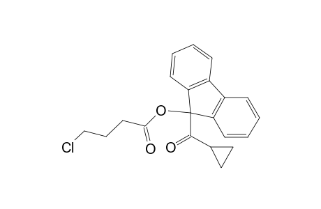 9-[(4-Chlorobutyroyl)oxy]-9-(cycloprophylcarbonyl)-fluorene